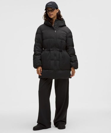 Puffer jakke lululemon 600-Fill-Power Down Adjustable Waist Puffer Jacket Sort | prod20003739, 8