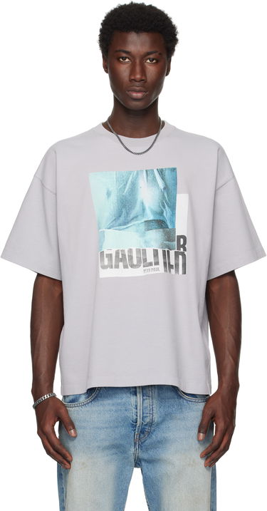 T-shirt Jean Paul Gaultier Jean Paul Gaultier Printed Oversized T-Shirt Grå | 25/03-W-TO293-J001-135557, 0