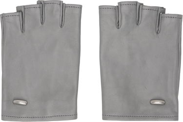 Handsker OUR LEGACY Our Legacy Biker Leather Fingerless Gloves Grå | A2258BPL, 0