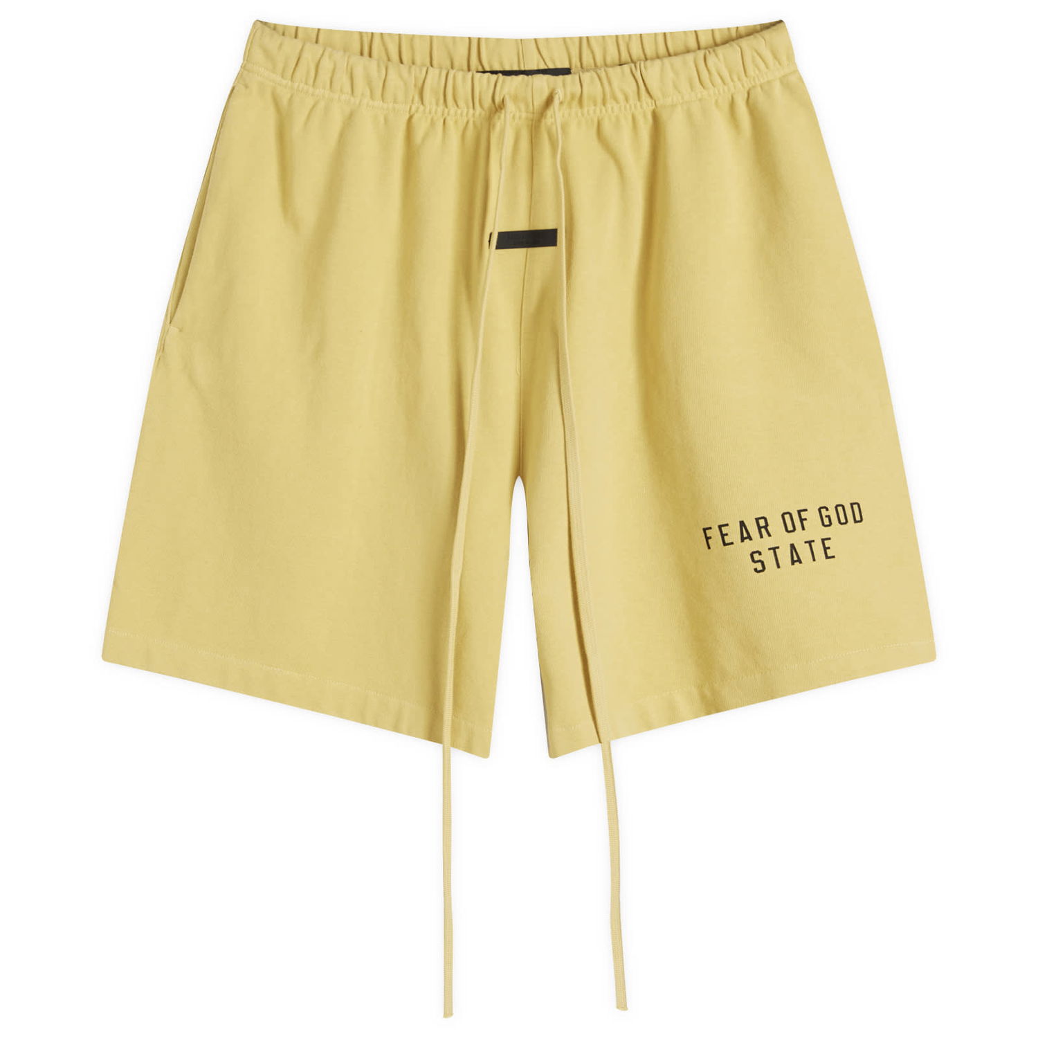 Shorts Fear of God ESSENTIALS Heavy Jersey Soccer Shorts Gul | 160BT244163F, 0