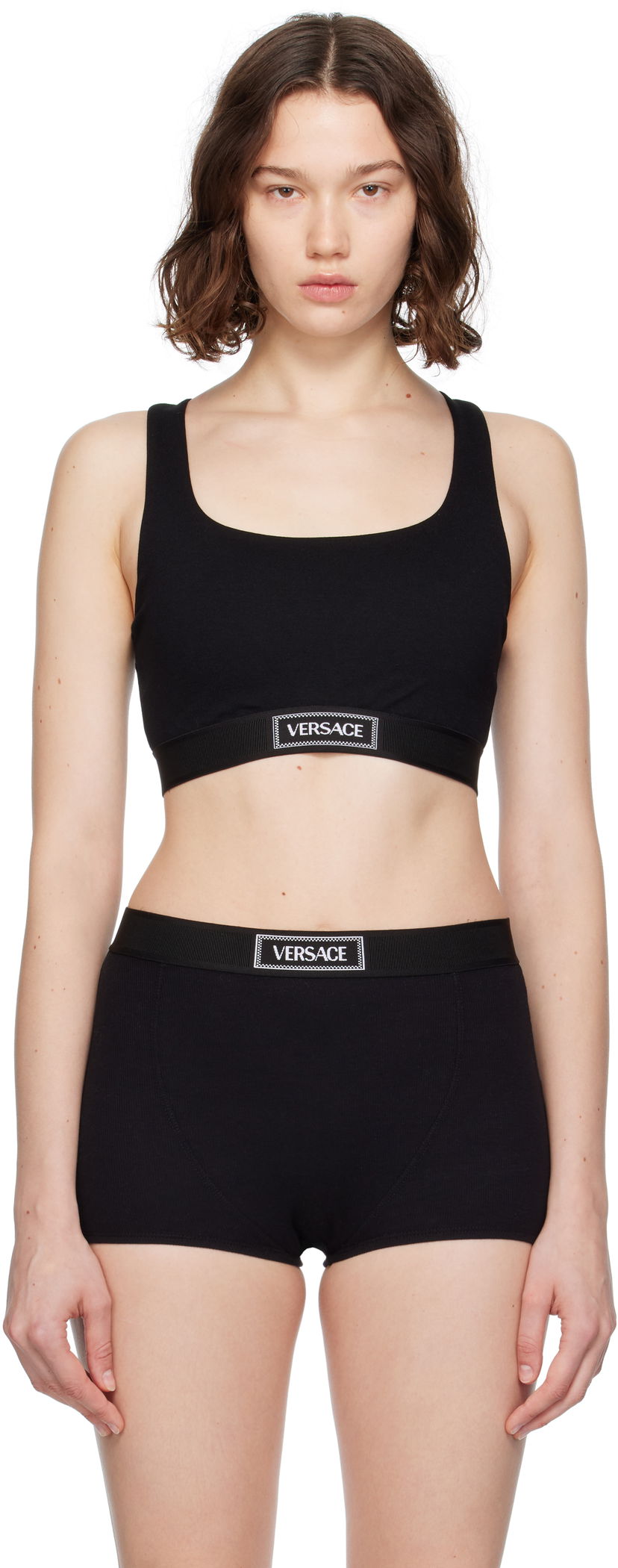 Bh Versace Versace 90s Elastic Bra Sort | 1015880_1A12037