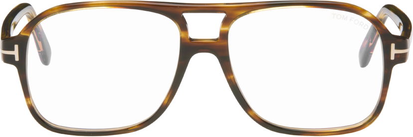 Solbriller Tom Ford Tom Ford Navigator Glasses Brun | FT6058-B_58055