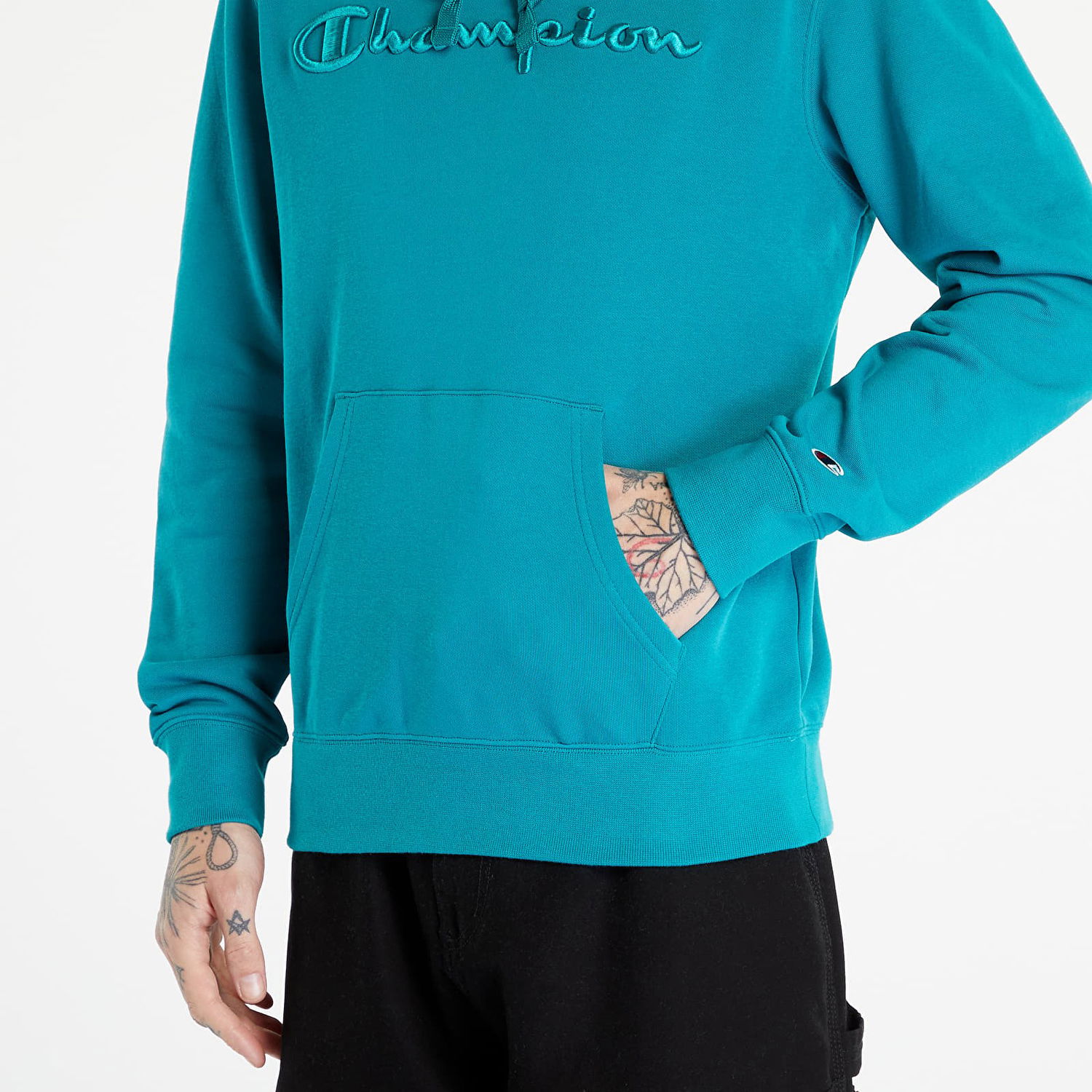 Sweatshirt Champion Hoodie Turkis | 218486 CHA BS165, 1