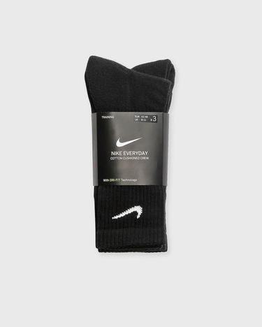 Undertøj og sokker Nike Cush 3-Pack Crew Socks Sort | SX7664-010, 2