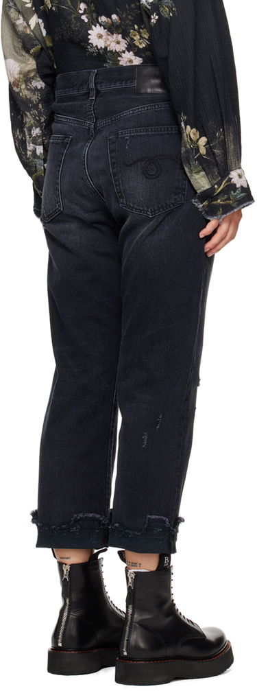 Jeans R13 R13 Mid-Rise Straight Boyfriend Jeans Sort | R13W5083-394A, 2