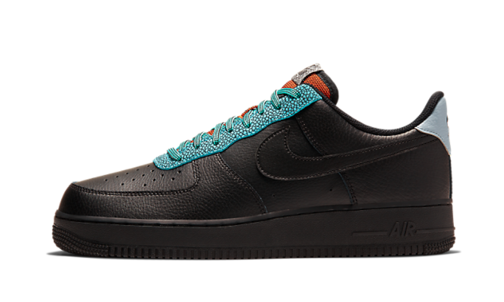 Sneakers og sko Nike Air Force 1 Low '07 LV8 "Black Obisidian Mist" Sort | CK4363-001, 0
