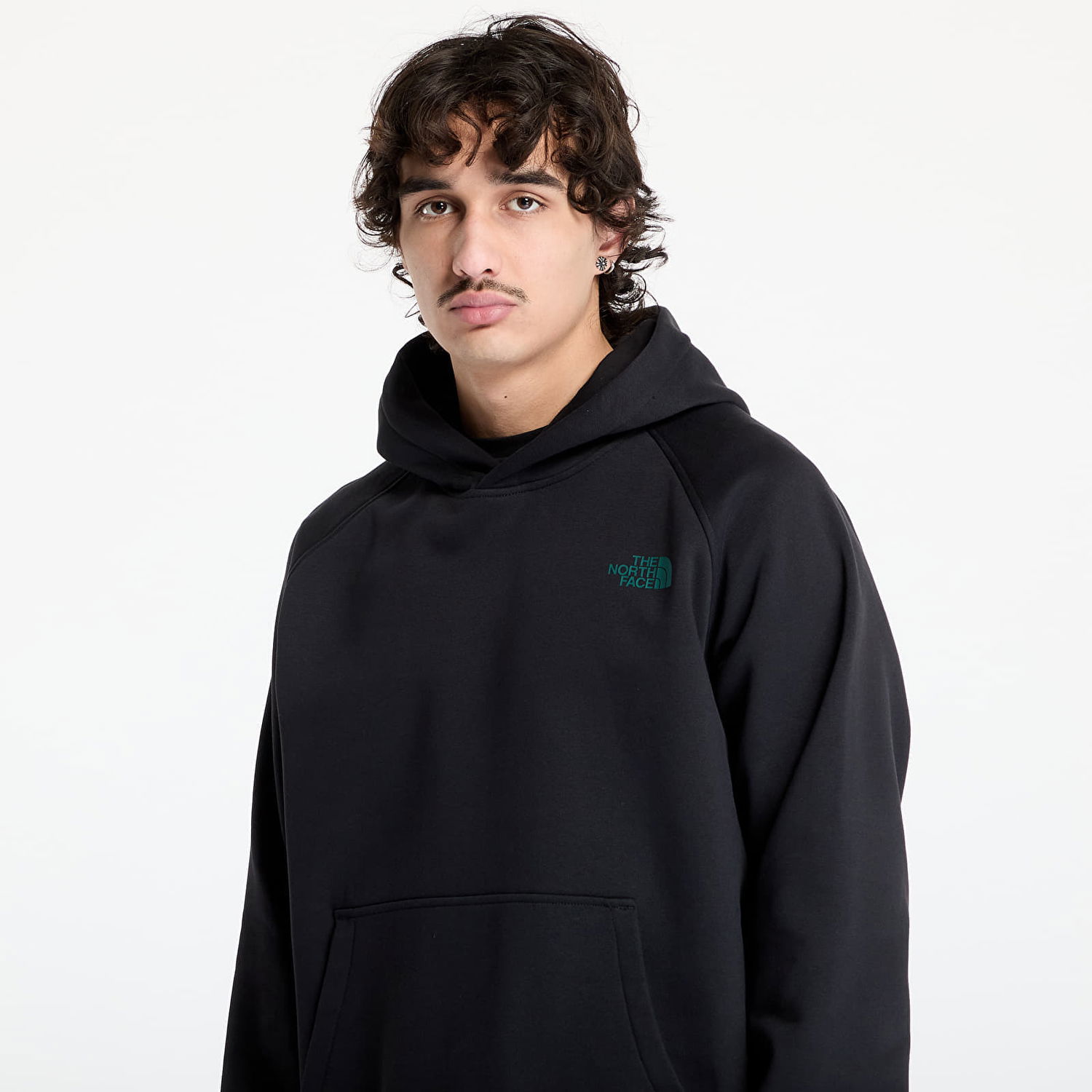 Sweatshirt The North Face The North Face Raglan Box NSE Tailgrid Infill Hoodie Sort | NF0A8C4X9431, 1