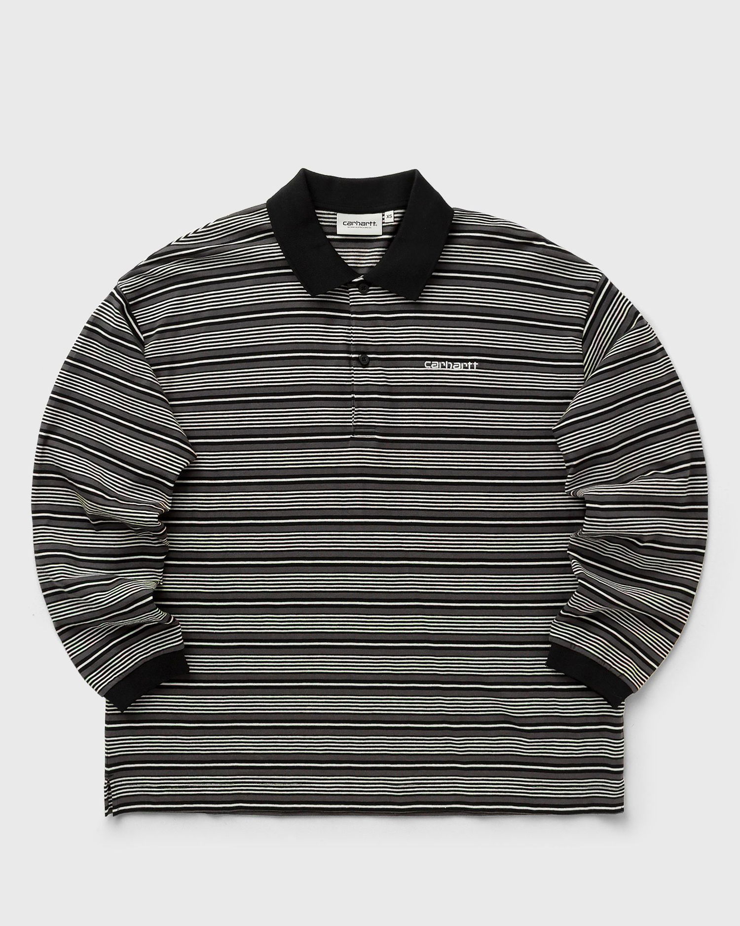 Polo skjorte Carhartt WIP Largo Striped Long Sleeve Polo Tee Flerfarvet | I035530-37F.XX, 0