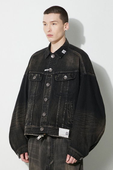 Jakke Maison MIHARA YASUHIRO Combination Denim Jacket Sort | A12BL022, 0