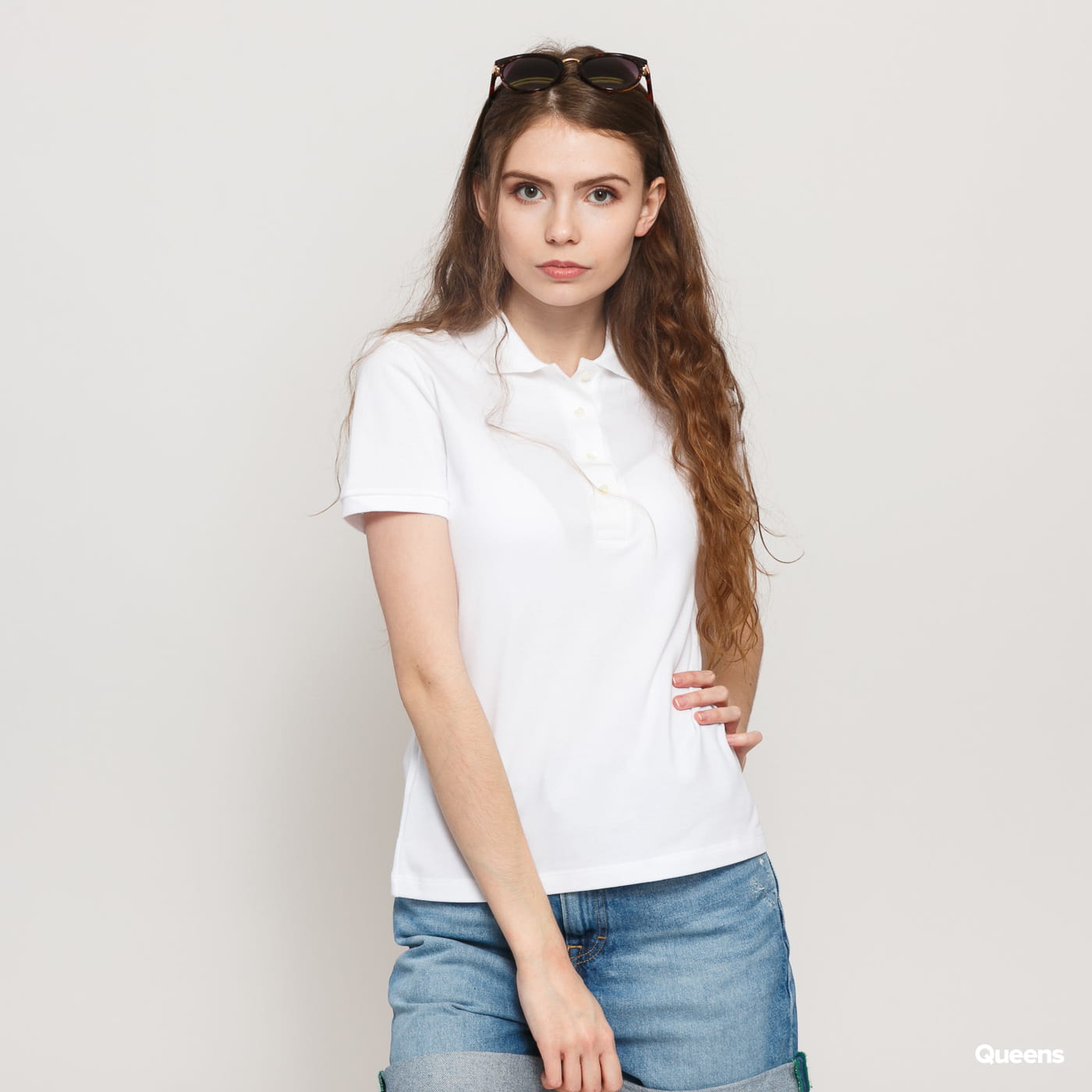 Polo skjorte Lacoste Polo T-Shirt Hvid | PF5462, 0