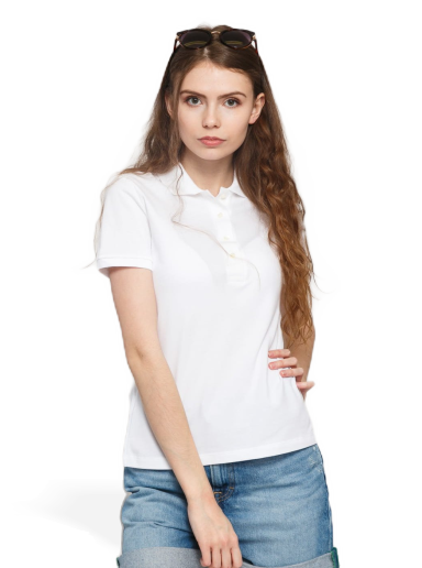 Polo skjorte Lacoste Polo T-Shirt Hvid | PF5462