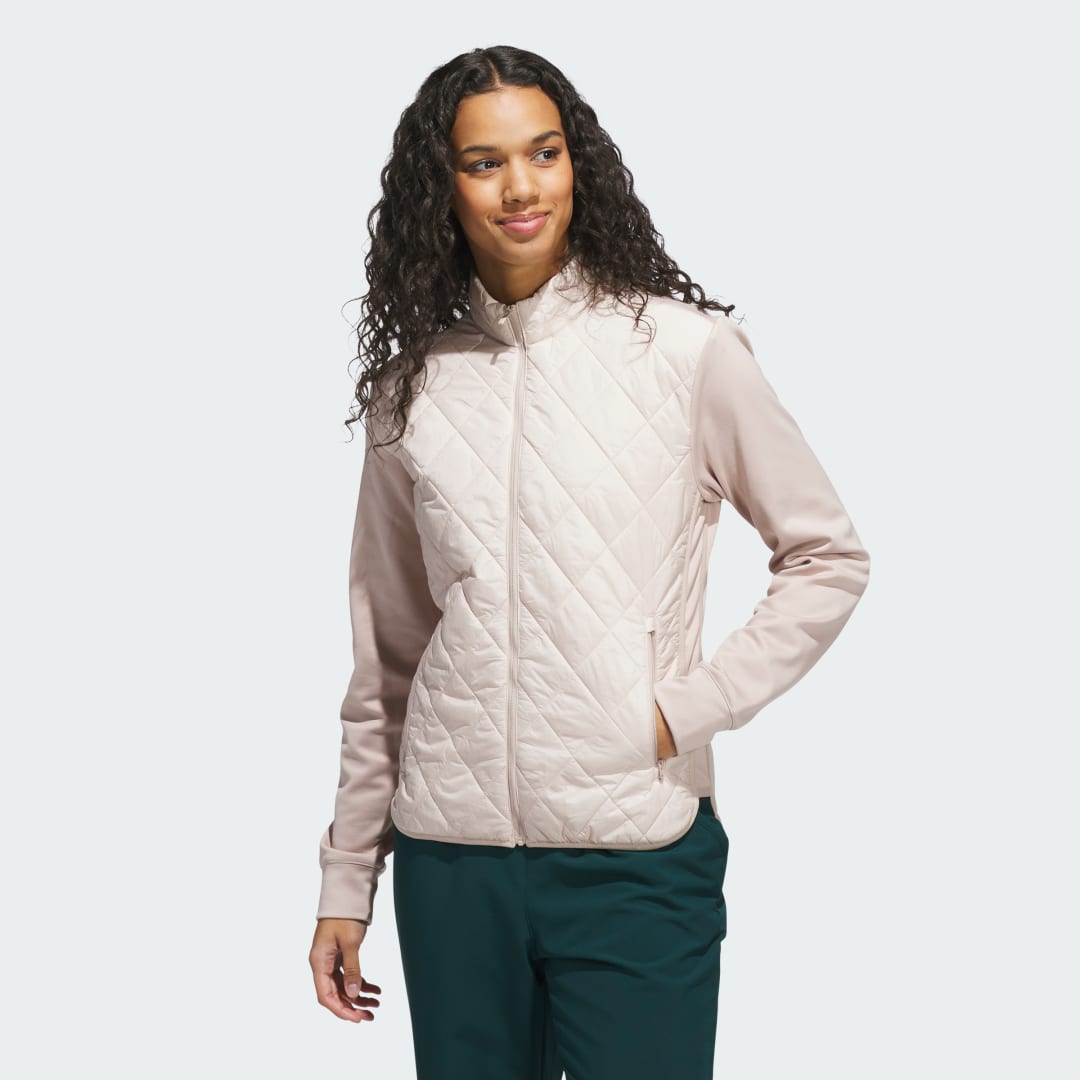 Vest adidas Performance Ultimate365 Hybrid Quilted Jacket Lyserød | JP3509, 0