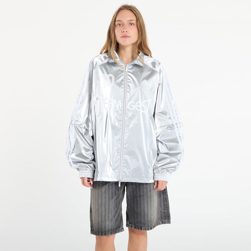 Jakke adidas Originals Teamgeist Oversized Track Top Metalisk | KE9784