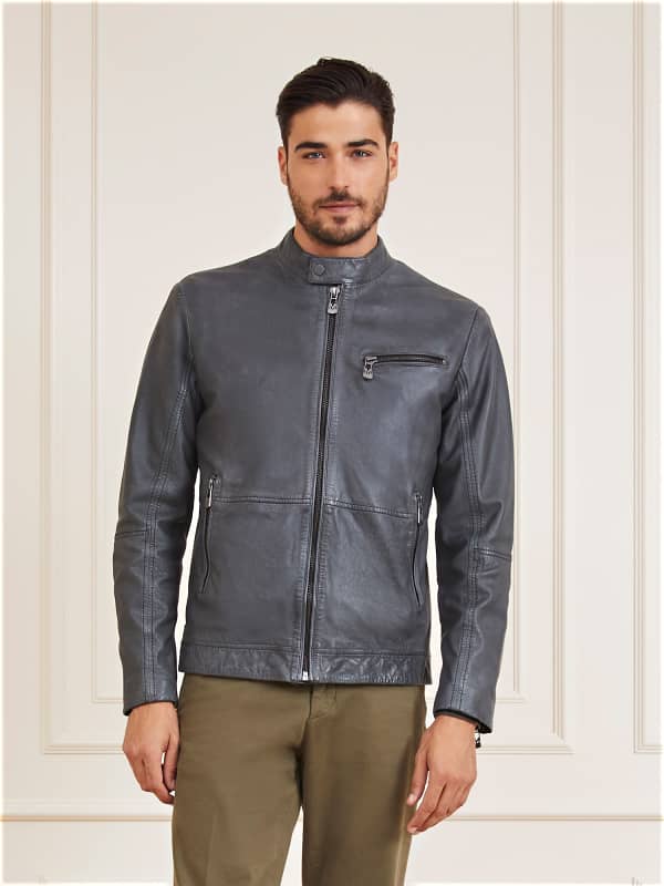 Jakke GUESS Marciano Genuine Leather Grå | 3BHL152141Z, 0