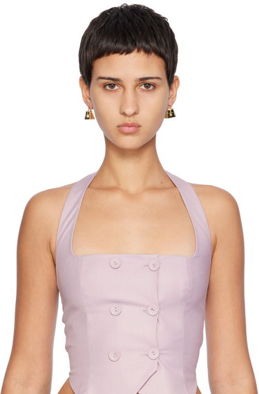 Øreringe Marc Jacobs Marc Jacobs 'The St. Marc' Handbag Earrings Metalisk | 2R3JER001J84, 2