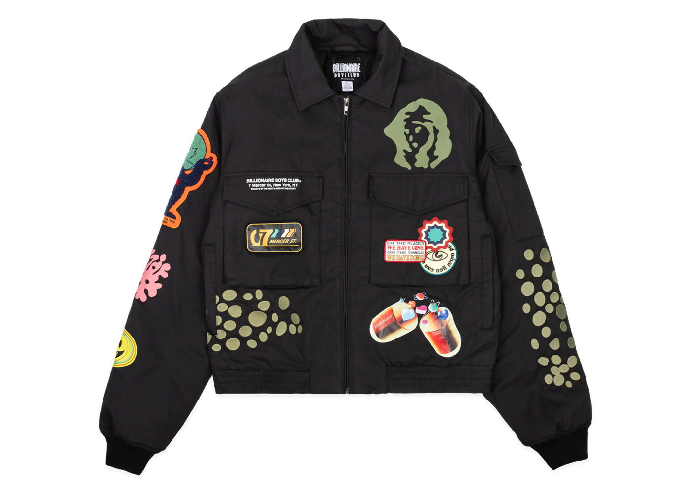 Jakke BILLIONAIRE BOYS CLUB Vortex Jacket Sort | 8317401BLK, 0