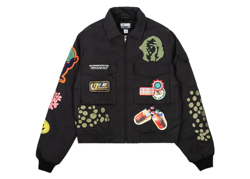 Jakke BILLIONAIRE BOYS CLUB Vortex Jacket Sort | 8317401BLK
