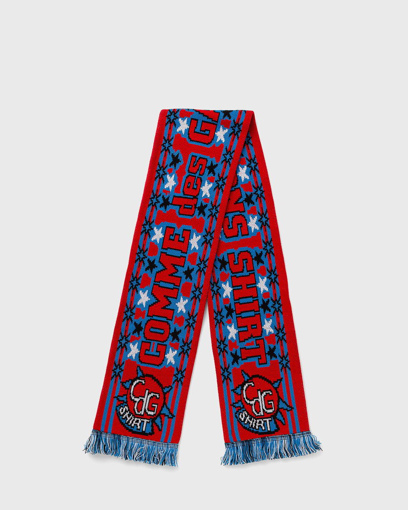 Tørklæde Comme des Garçons Comme des Garçons Shirt Patterned Fringe Scarf Flerfarvet | FP-K401-W25-1
