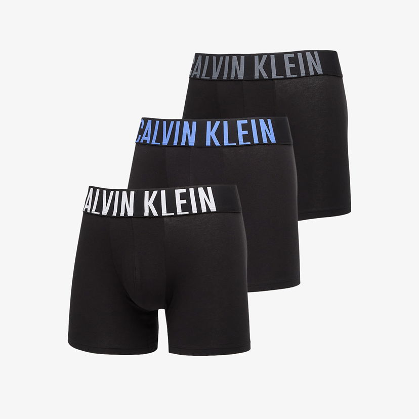 Boksere CALVIN KLEIN Boxer Brief 3-Pack M Sort | 000NB3609A ZDM