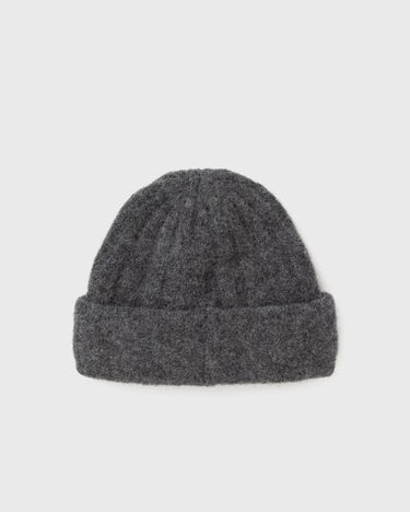 Beanie American Vintage VITOW La Maison AMV Supervintage Beanie Grå | VITO22AH25-STEEL-MELANGE, 3