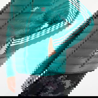 Puffer jakke adidas Originals Pad Hooded Grøn | IL2569, 4