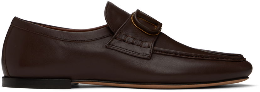 Sneakers og sko Valentino Valentino Garavani VLogo Signature Loafers Brun | 4Y2S0H80DQF