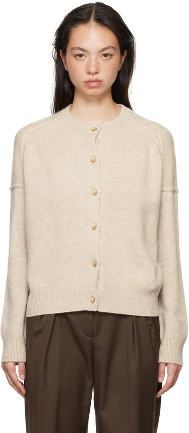 Sweater Loulou de Saison Loulou de Saison Keti Cardigan Beige | KETI, 0