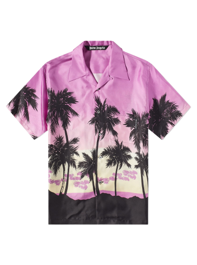Skjorte Palm Angels Sunset Vacation Flerfarvet | PMGA110S23FAB0043710