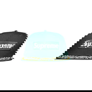 Kasket Supreme Undisputed Box Logo New Era Grøn | FW21H53 DARK GREEN, 1