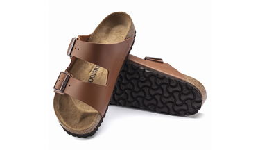 Sneakers og sko Birkenstock Arizona Natural Leather Regular Fit Brun | 1019019, 5