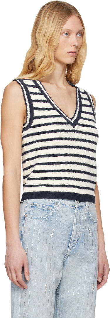 Sweater rag & bone rag & bone Meghan Stripe Knit Vest Flerfarvet | WAS25S062EC62, 1