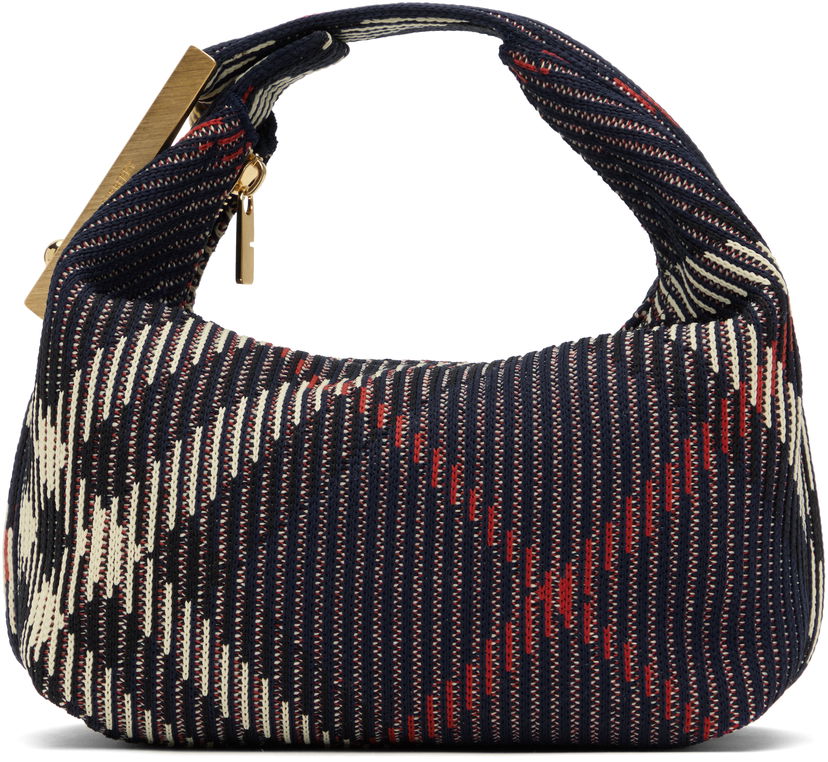 Håndtaske Burberry Burberry Mini Peg Duffle Bag Mørkeblå | 8103824