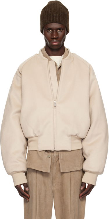 Bomberjakke Entire Studios Entire Studios Raglan Bomber Jacket Beige | ES2615RU, 0
