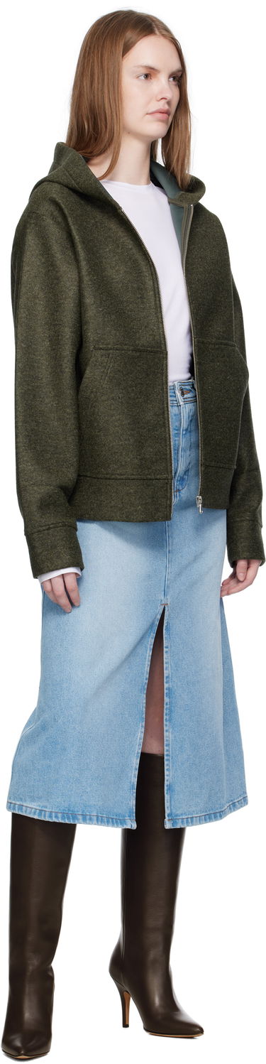 Nederdel A.P.C. A.P.C. Georgia Denim Midi Skirt Blå | COHIC-F06423, 3