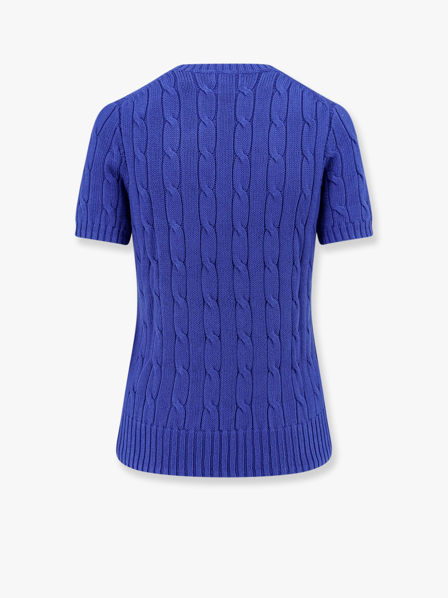 Sweater Polo by Ralph Lauren Women's Cable-Knit Cotton Sweater with Pocket by Polo Ralph Lauren Blå | 211895379013, 1