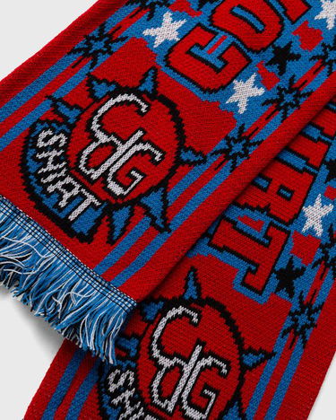 Tørklæde Comme des Garçons Comme des Garçons Shirt Patterned Fringe Scarf Flerfarvet | FP-K401-W25-1, 1