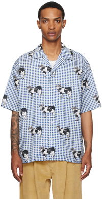 Moschino Archive Cow Gingham Print Shirt