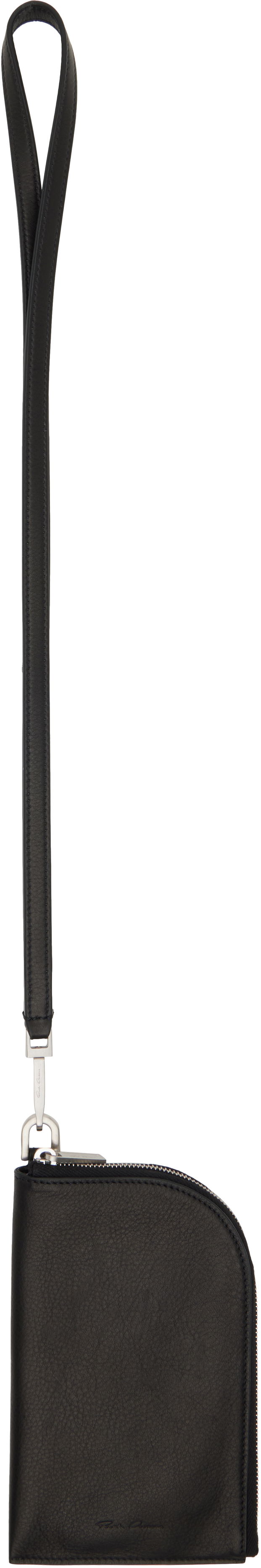 Tegnebog Rick Owens Rick Owens Concordians Neck Wallet Sort | RA02E0711 LCN