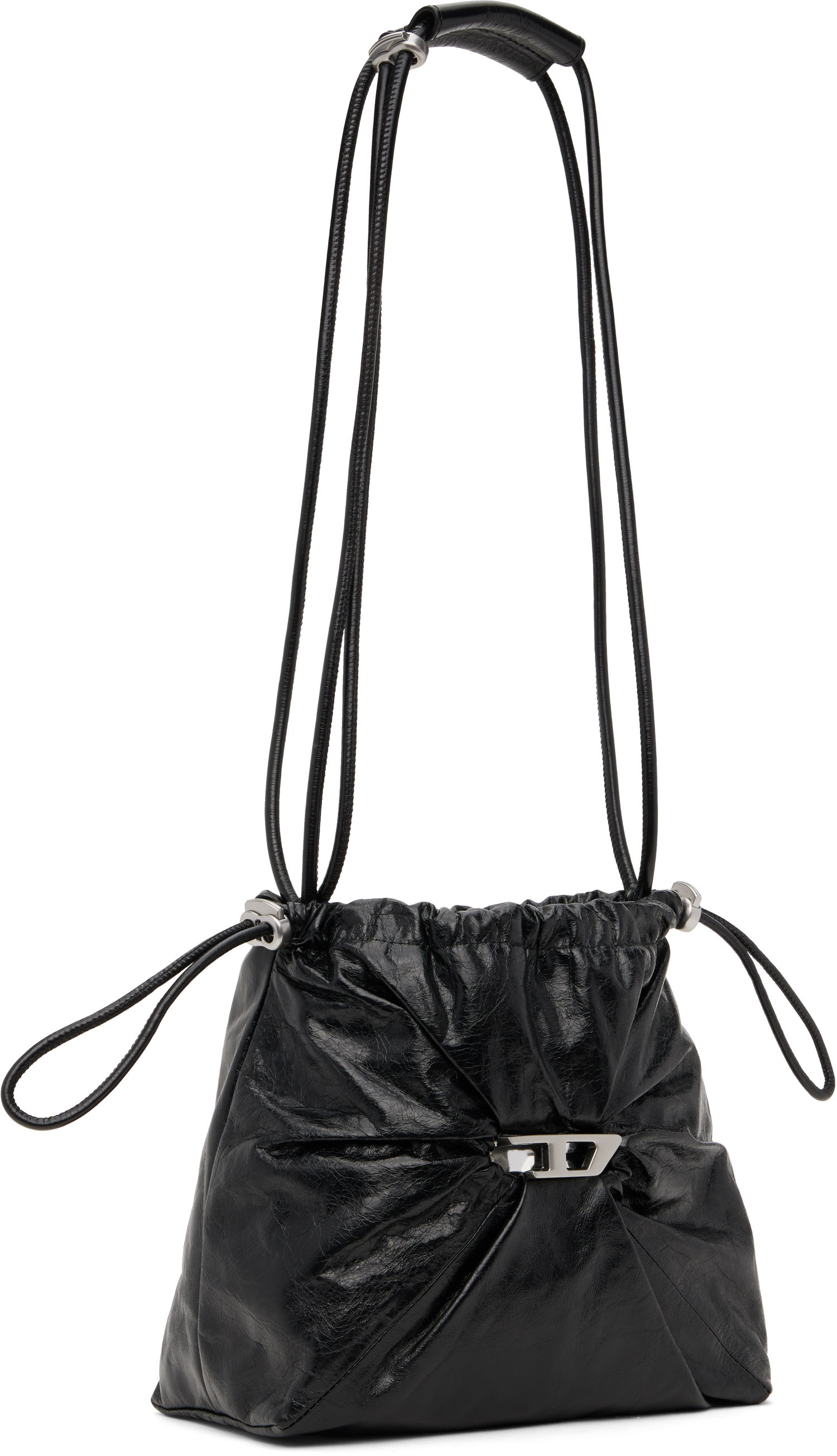 Skuldertaske Diesel Scrunch-D Bucket Bag Sort | X10325 P1003, 1