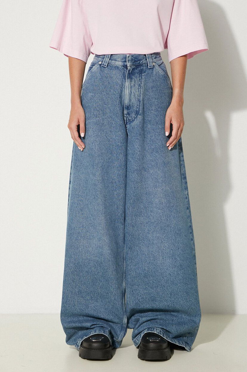 Jeans Ambush High Waist Baggy Jeans Blå | BWYB004F24DEN0024000