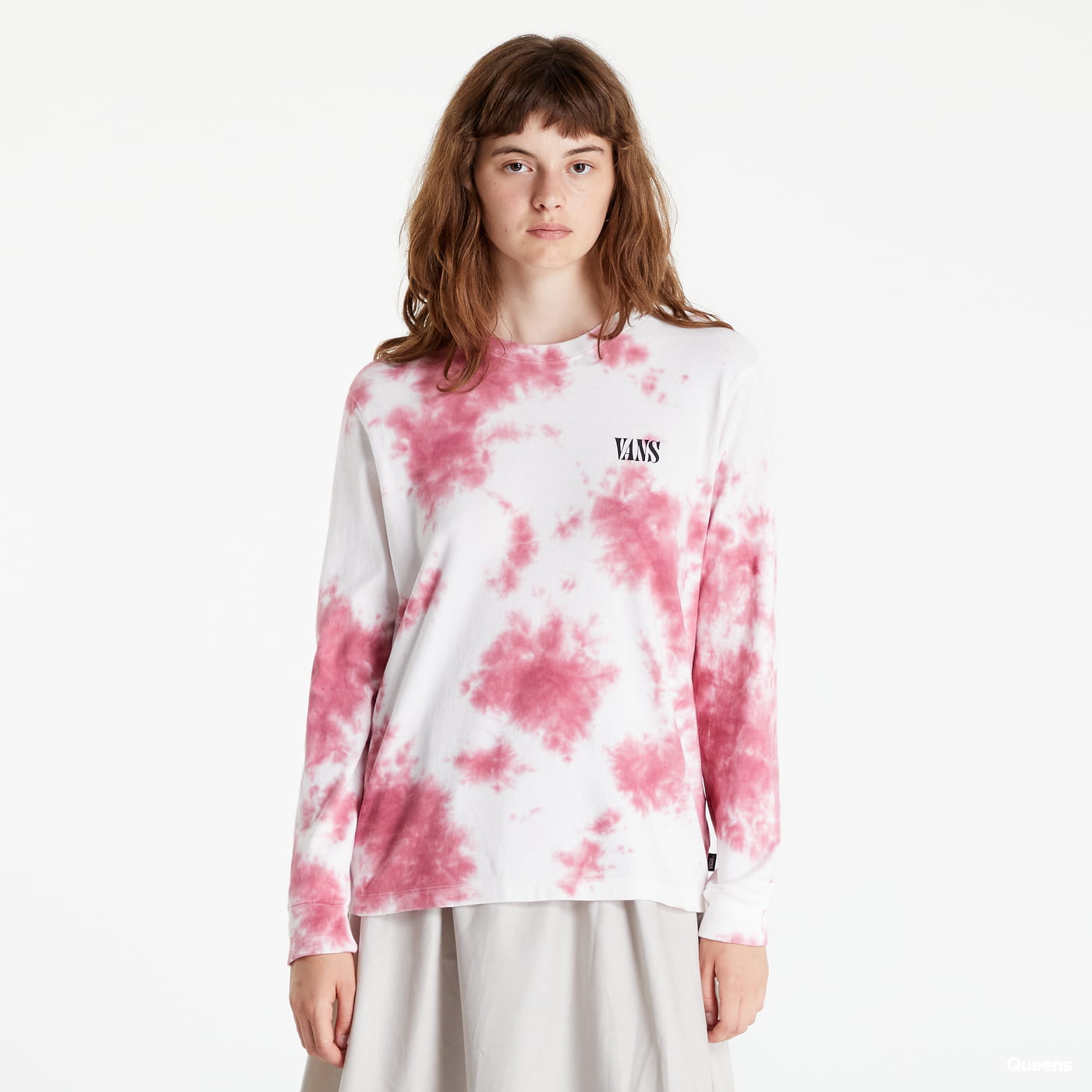 T-shirt Vans Oval Wash Wine T-Shirt Lyserød | VN0A7YUKBEL1, 0
