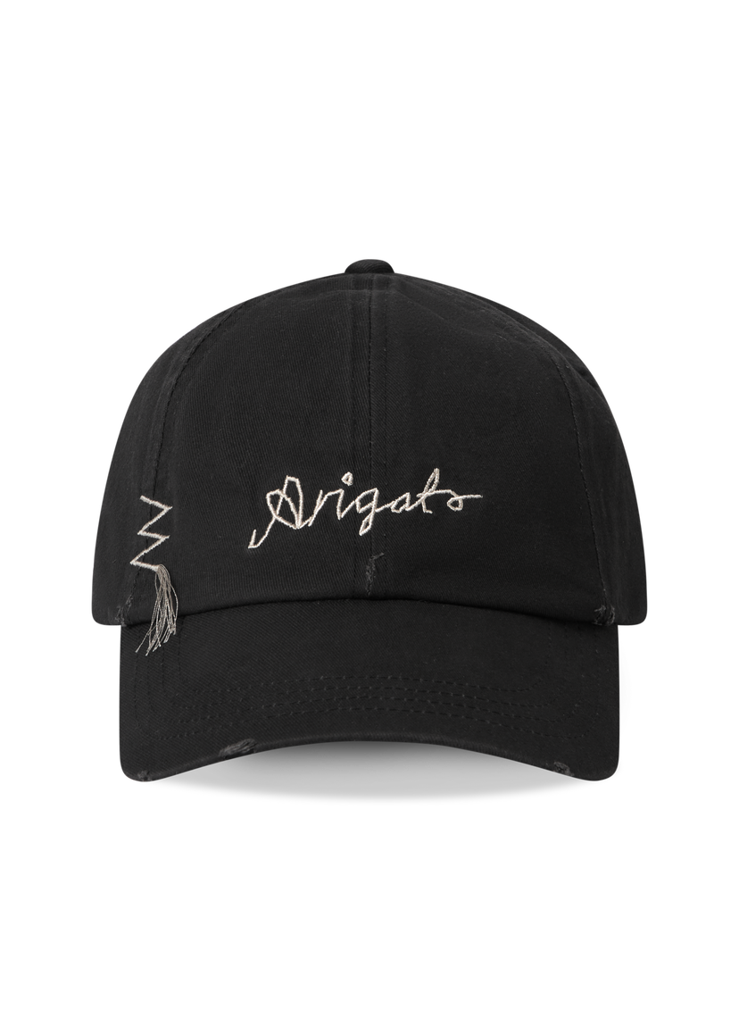 Kasket AXEL ARIGATO Distressed Baseball Cap Sort | X3077003