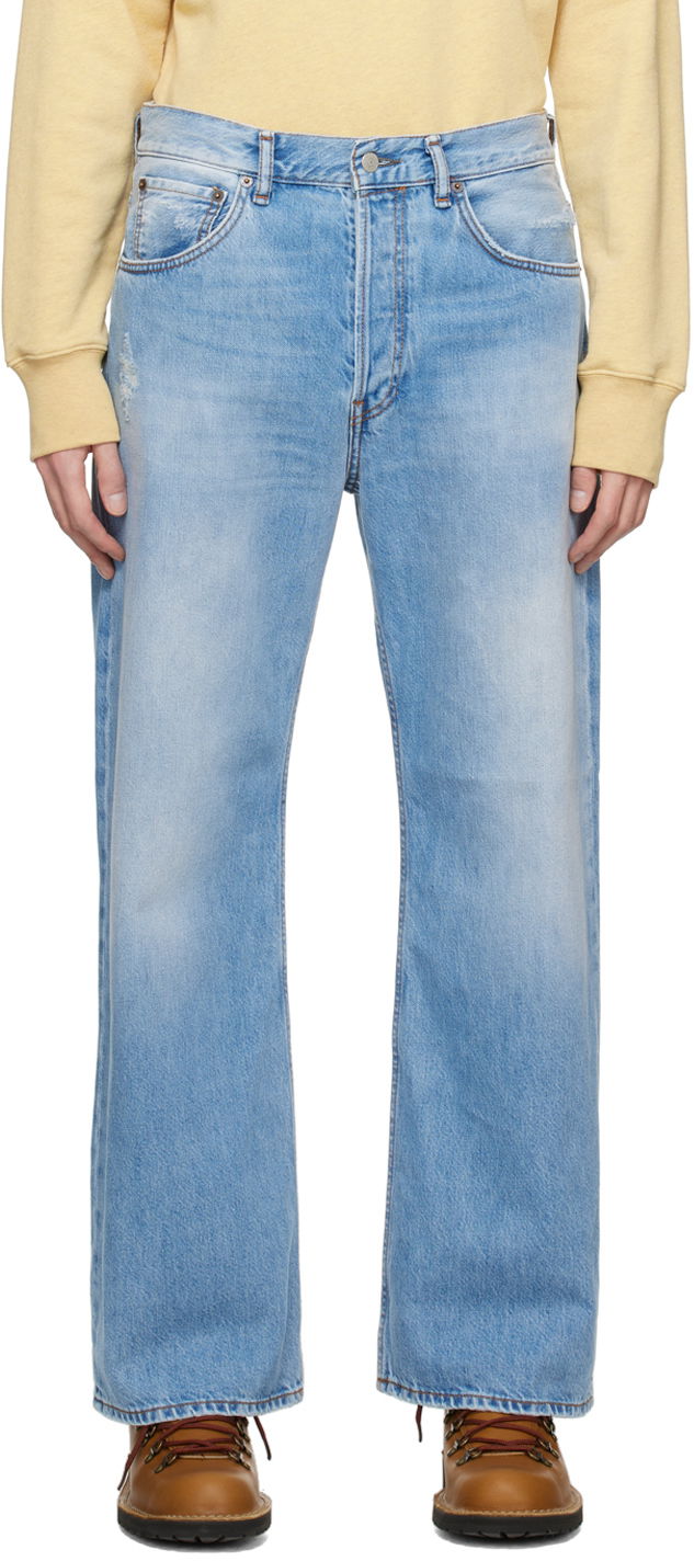 Jeans Acne Studios Loose Fit Jeans Blå | B00277-, 0