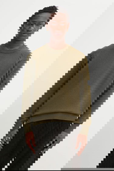Sweater C.P. Company C.P. Company Wool Blend Sweater Grøn | RFCMKN707A110149A, 0