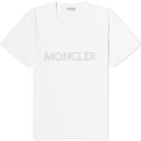 T-shirt Moncler Crystal Logo T-Shirt Hvid | 8C000-829HP-14-033, 1