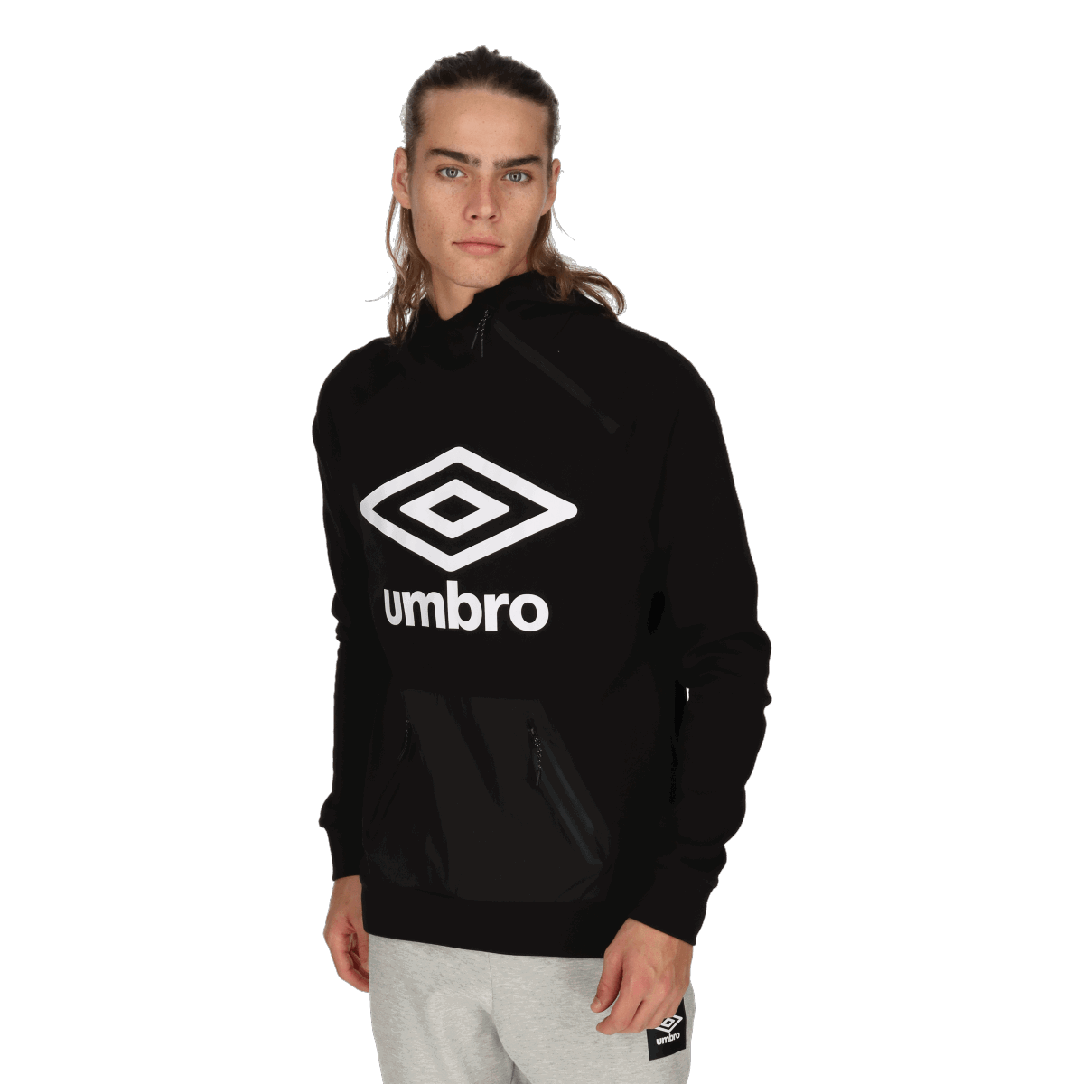Sweatshirt Umbro HOOK Hoodie Sort | UMA223M609-01, 0