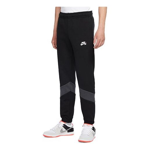 Joggingbukser Nike SB Skateboard Colorblock Pants Sort | AT3502-011