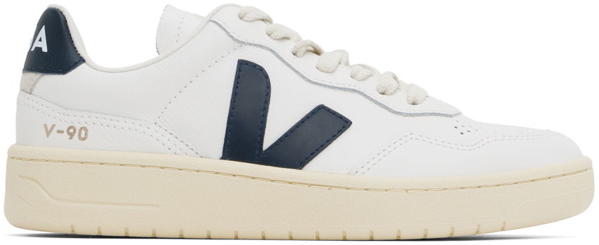 Sneakers og sko Veja V-90 Leather Hvid | VD2003656A, 0