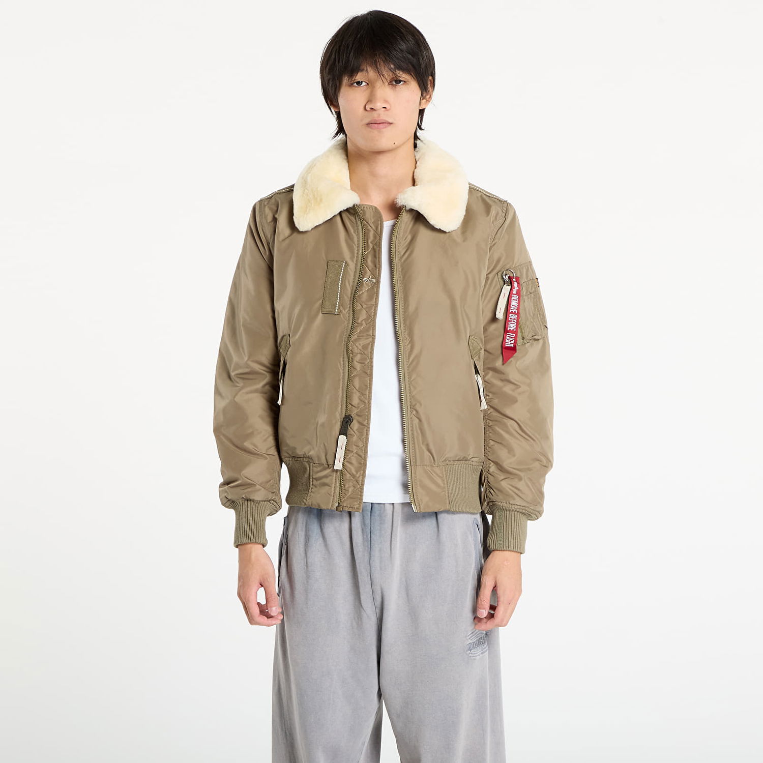 Bomberjakke Alpha Industries Alpha Industries Injector III Bomber Jacket Grøn | 143104-24, 0