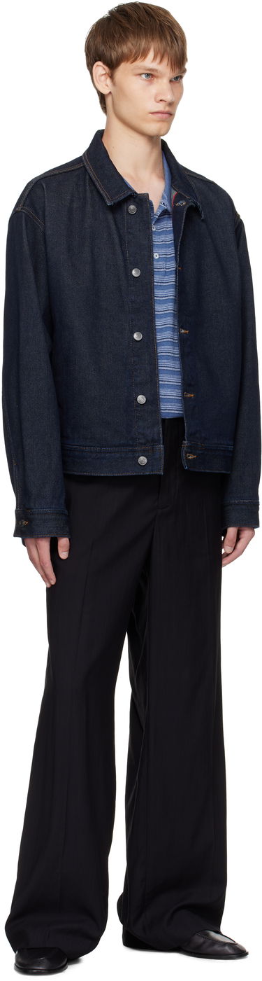 Jakke BOSS Hugo Regular-Fit Denim Jacket Blå | 50547402, 3